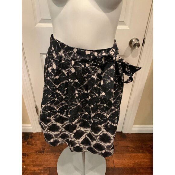 Thakoon x Target 20th Anniversary Collection Black Shibori A-Line Skirt, Size 10 - Picture 2 of 6